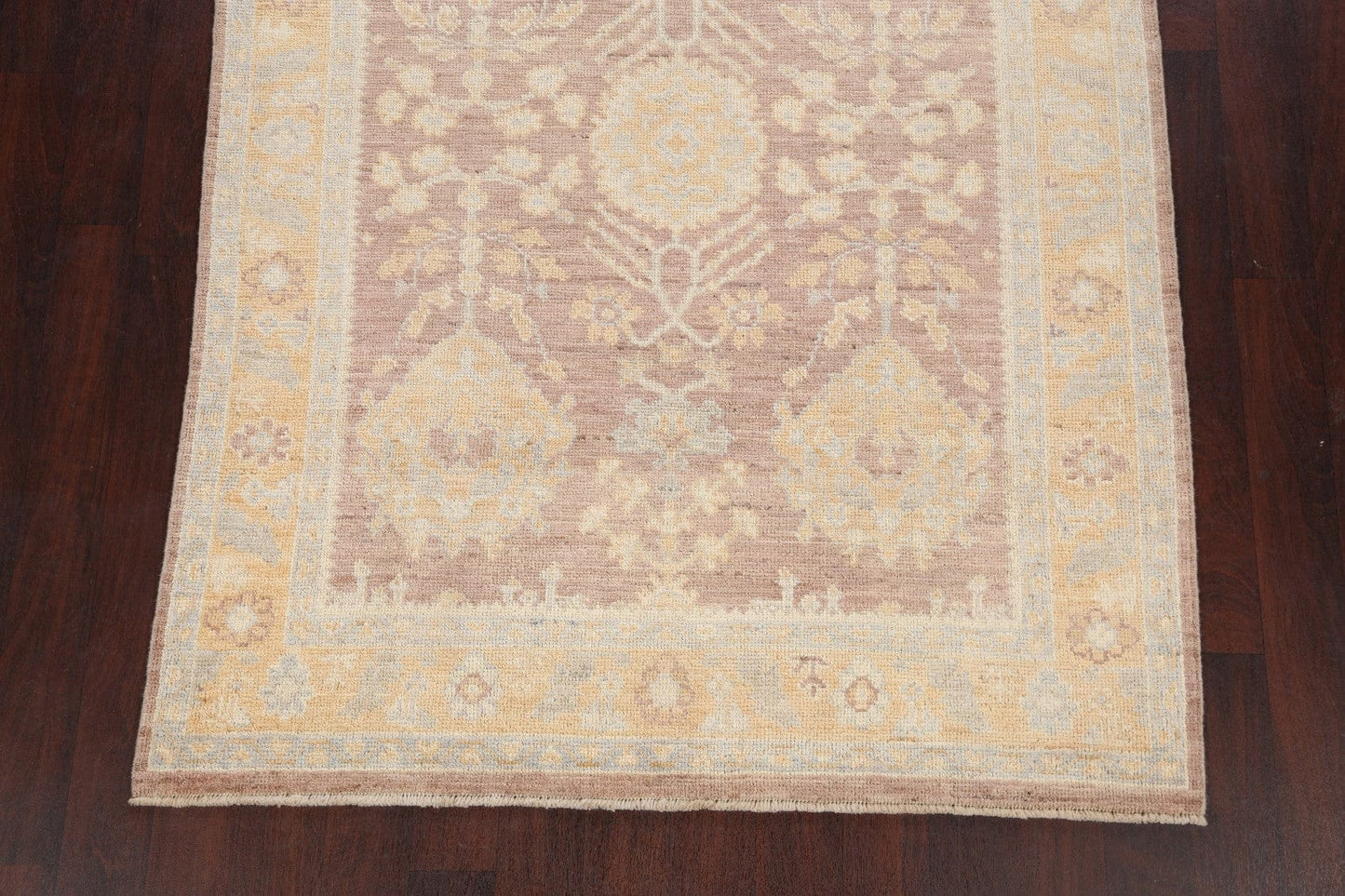 100% Vegetable Dye Authentic Oushak Oriental Area Rug 5x7