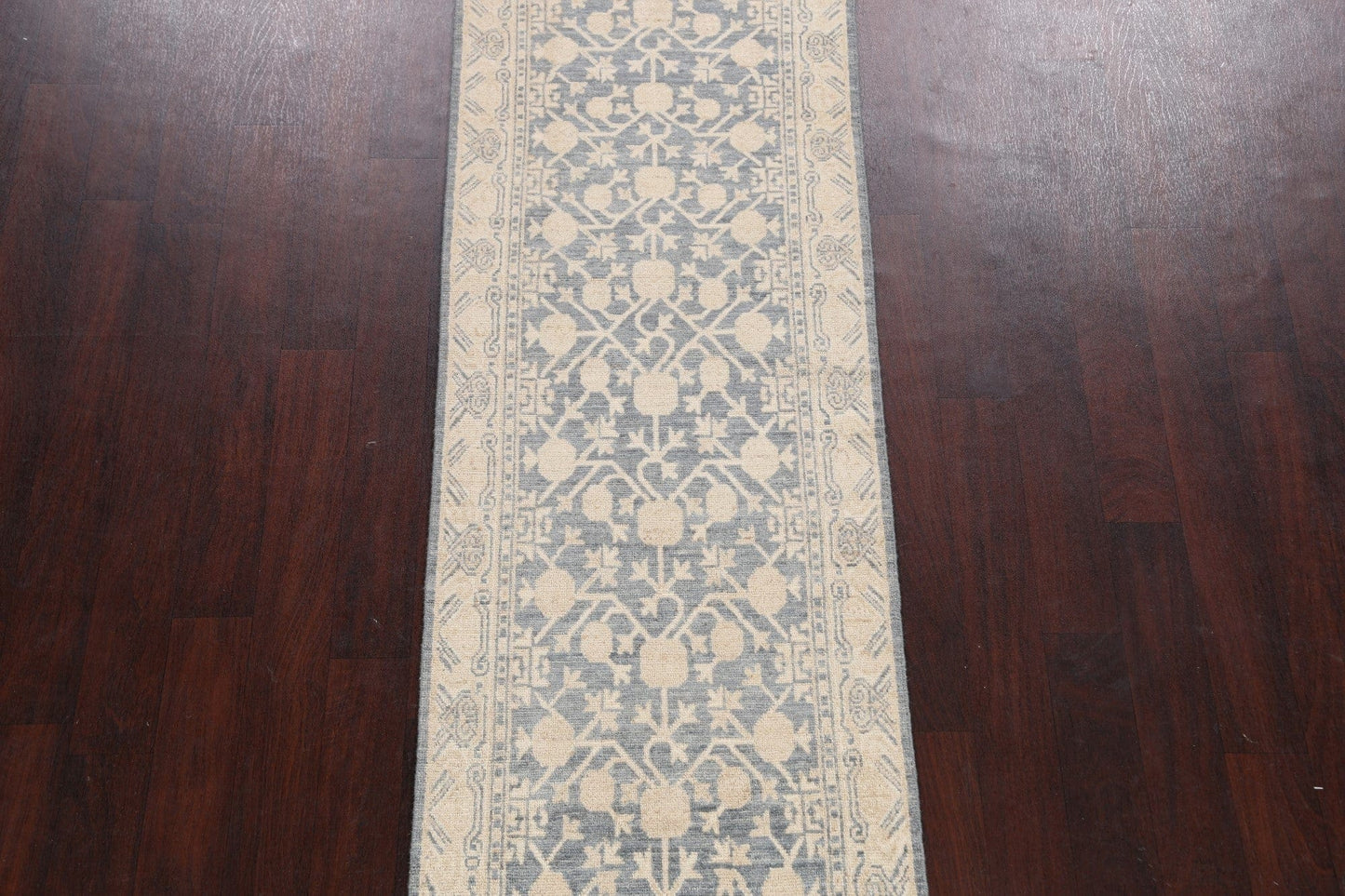 Vegetable Dye Oushak Turkish Oriental Runner Rug 3x9