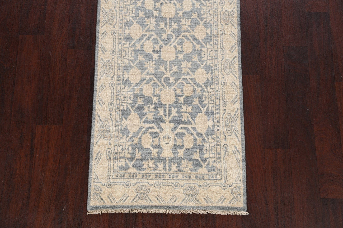 Vegetable Dye Oushak Turkish Oriental Runner Rug 3x9