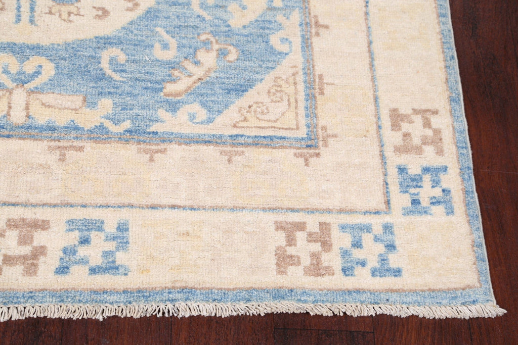 100% Vegetable Dye Oushak Turkish Oriental Runner Rug 4x19