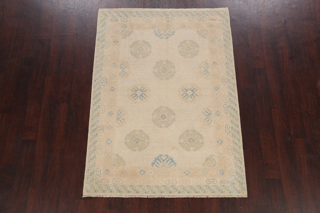 100% Vegetable Dye Oushak Oriental Area Rug 4x6