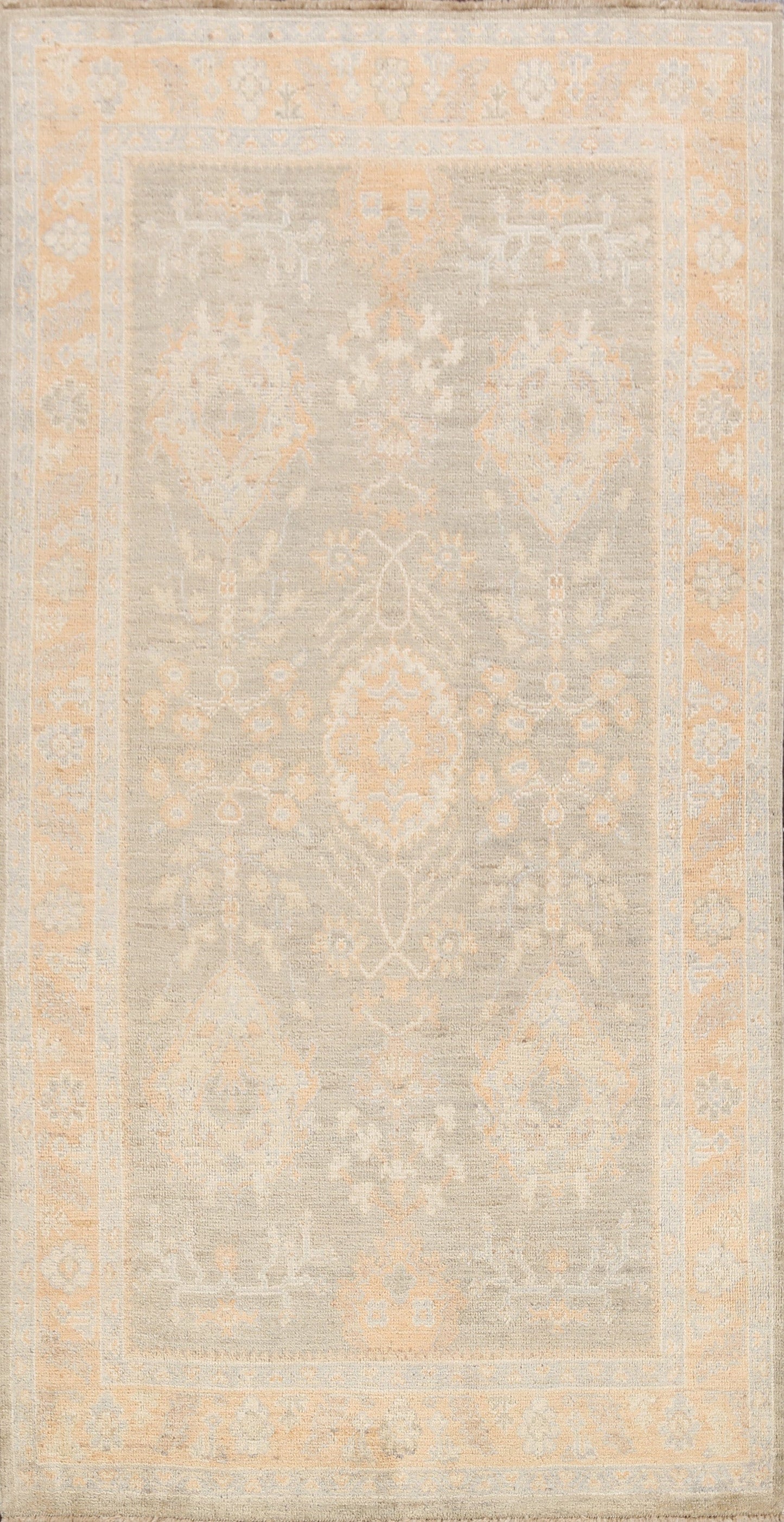 100% Vegetable Dye Oushak Oriental Area Rug 5x8