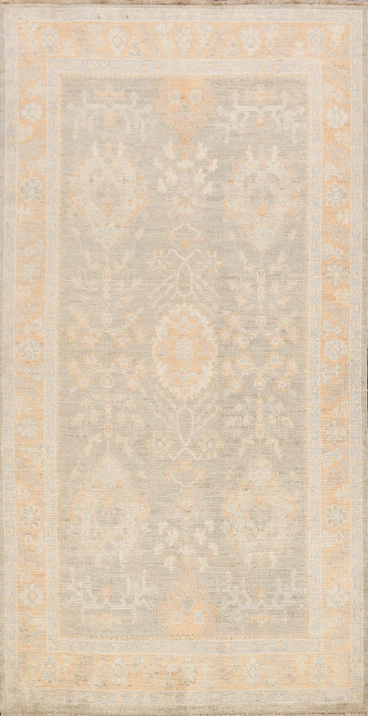 100% Vegetable Dye Oushak Oriental Area Rug 5x8