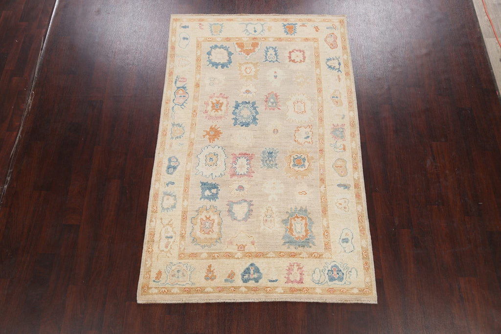 100% Vegetable Dye Oushak Oriental Area Rug 5x8