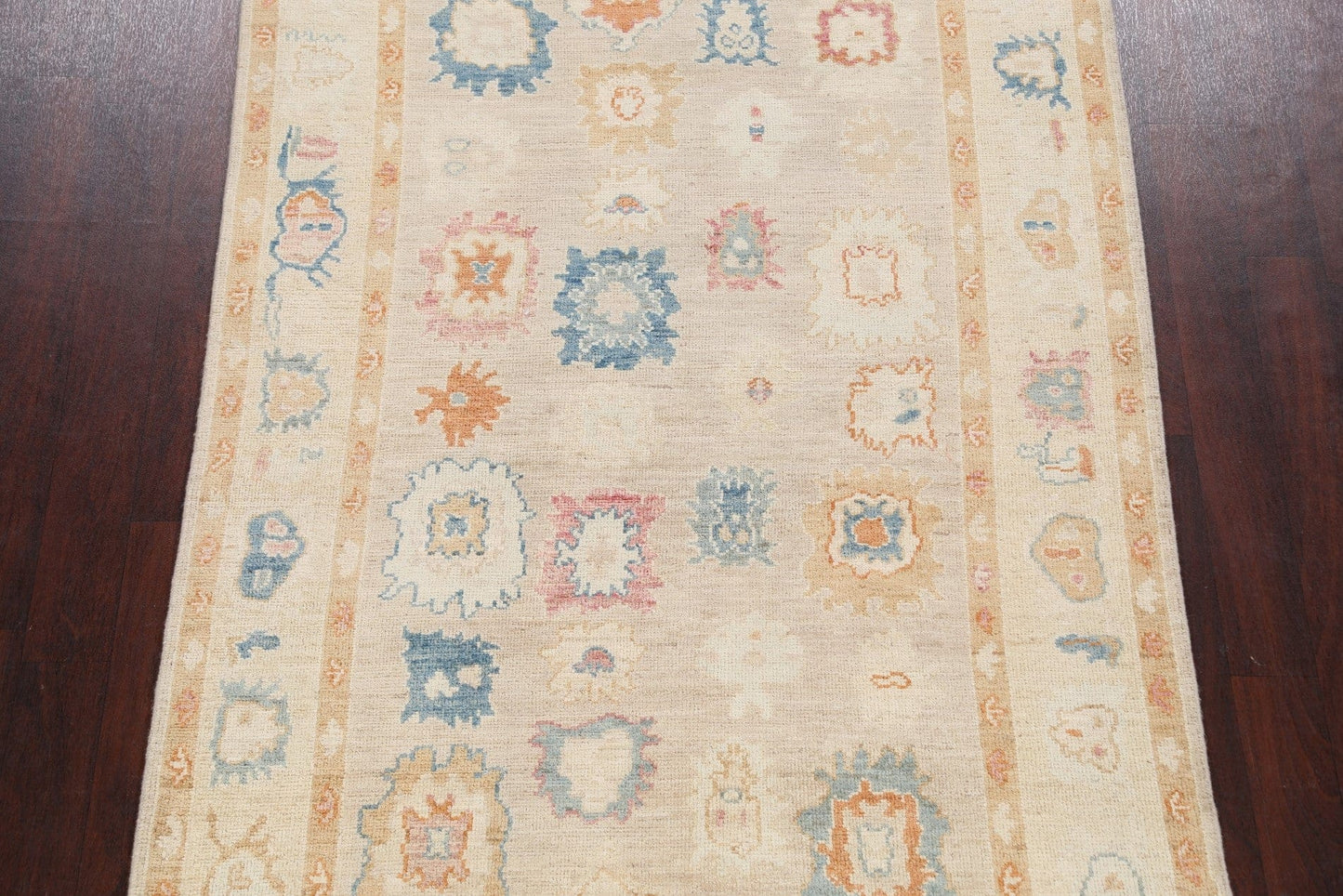 100% Vegetable Dye Oushak Oriental Area Rug 5x8