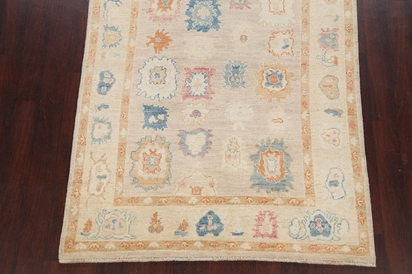 100% Vegetable Dye Oushak Oriental Area Rug 5x8