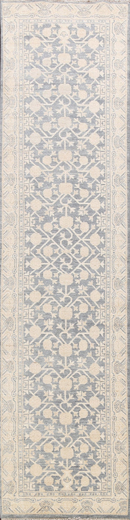 100% Vegetable Dye Oushak Oriental Runner Rug 3x10