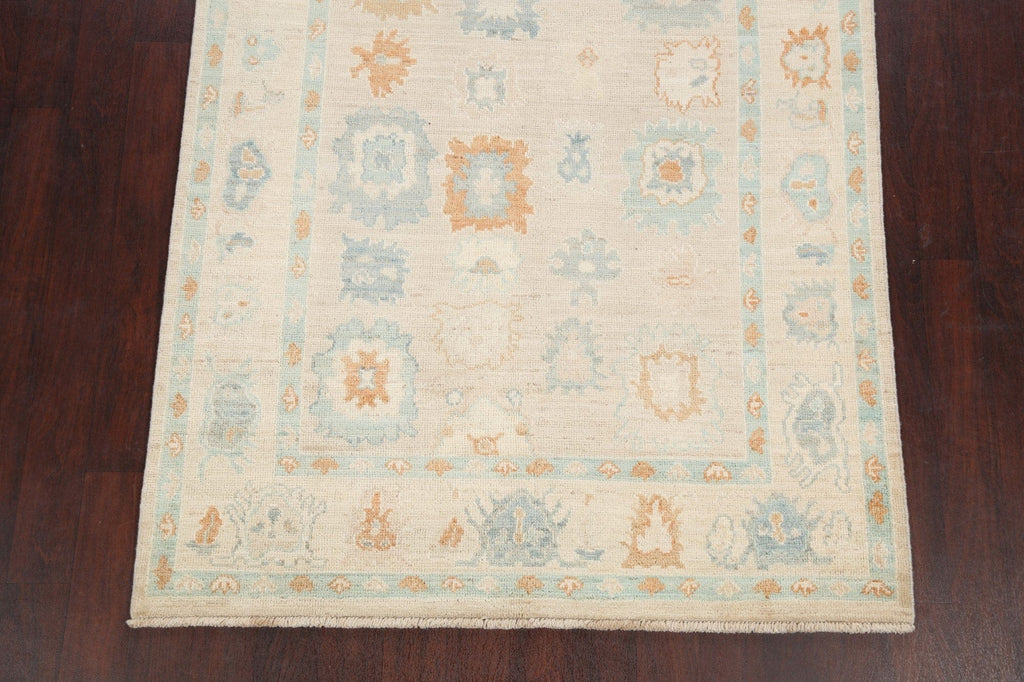 100% Vegetable Dye Oushak Oriental Area Rug 5x8