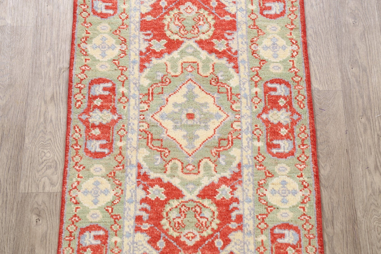 100% Vegetable Dye Oushak Turkish Oriental Runner Rug 3x10