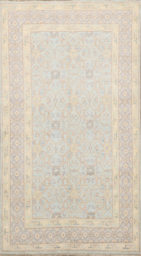 100% Vegetable Dye Oushak Oriental Area Rug 4x6