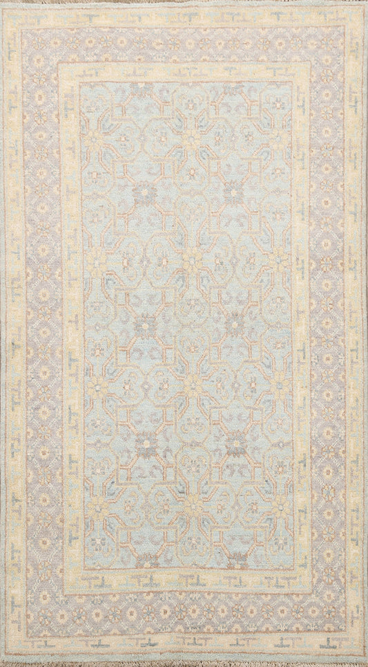 100% Vegetable Dye Oushak Oriental Area Rug 4x6