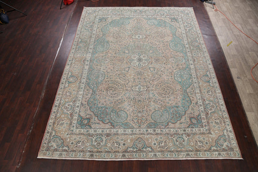 Floral Tabriz Persian Area Rug 10x13