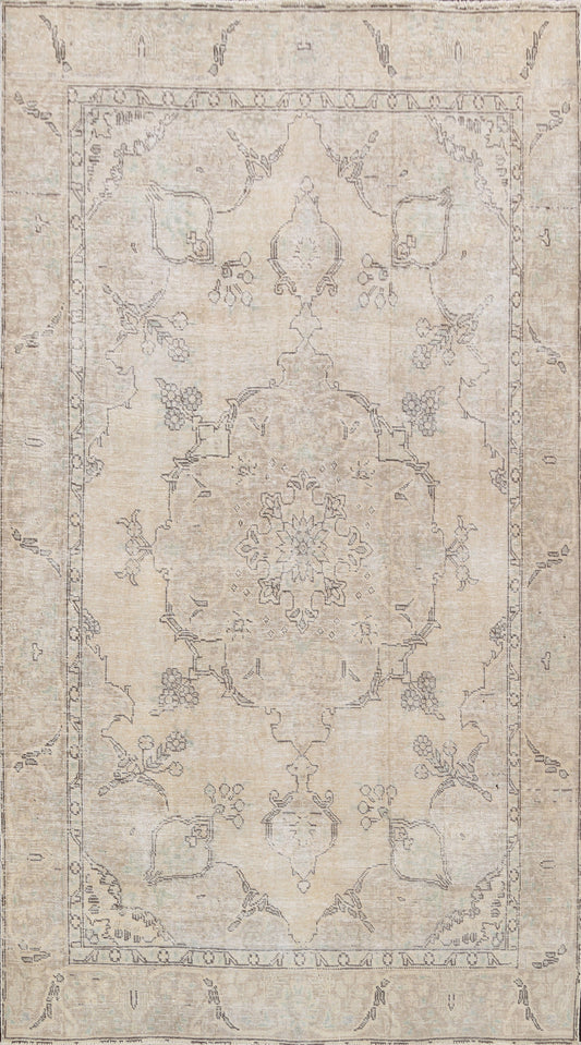 Floral Tabriz Persian Area Rug 6x9