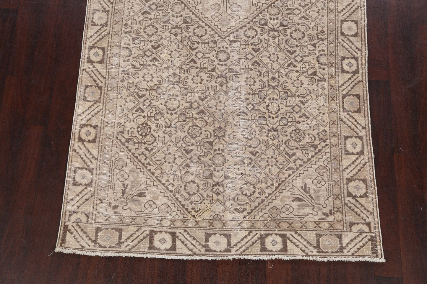 Geometric Hamedan Persian Area Rug 5x10