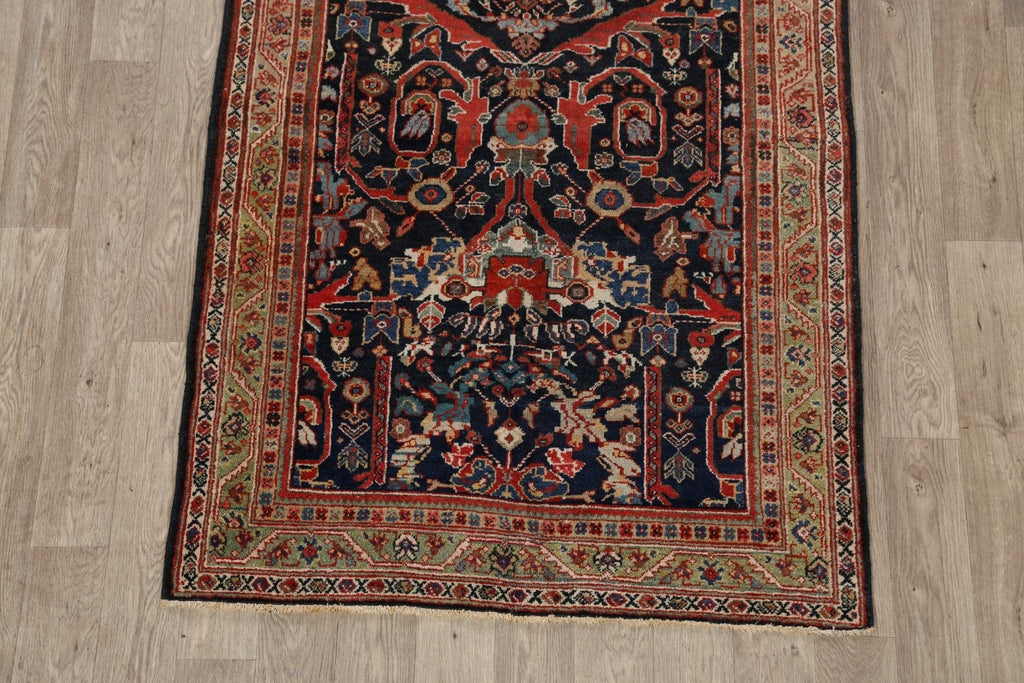 100% Vegetable Dye Antique Mahal Persian Area Rug 4x6
