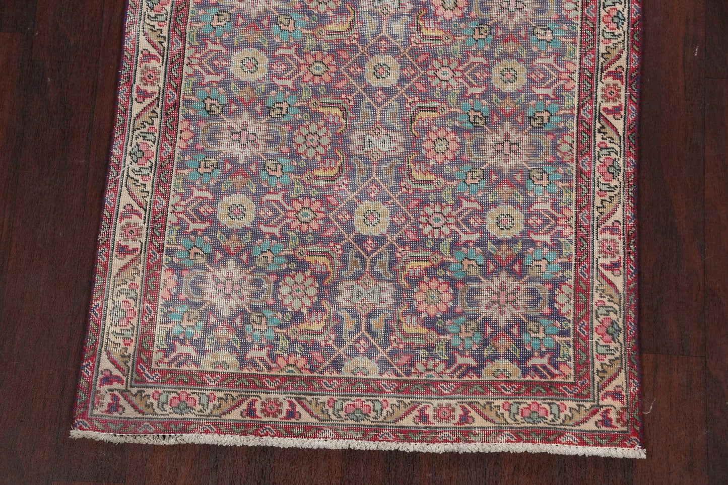 Geometric Tabriz Persian Area Rug 3x5