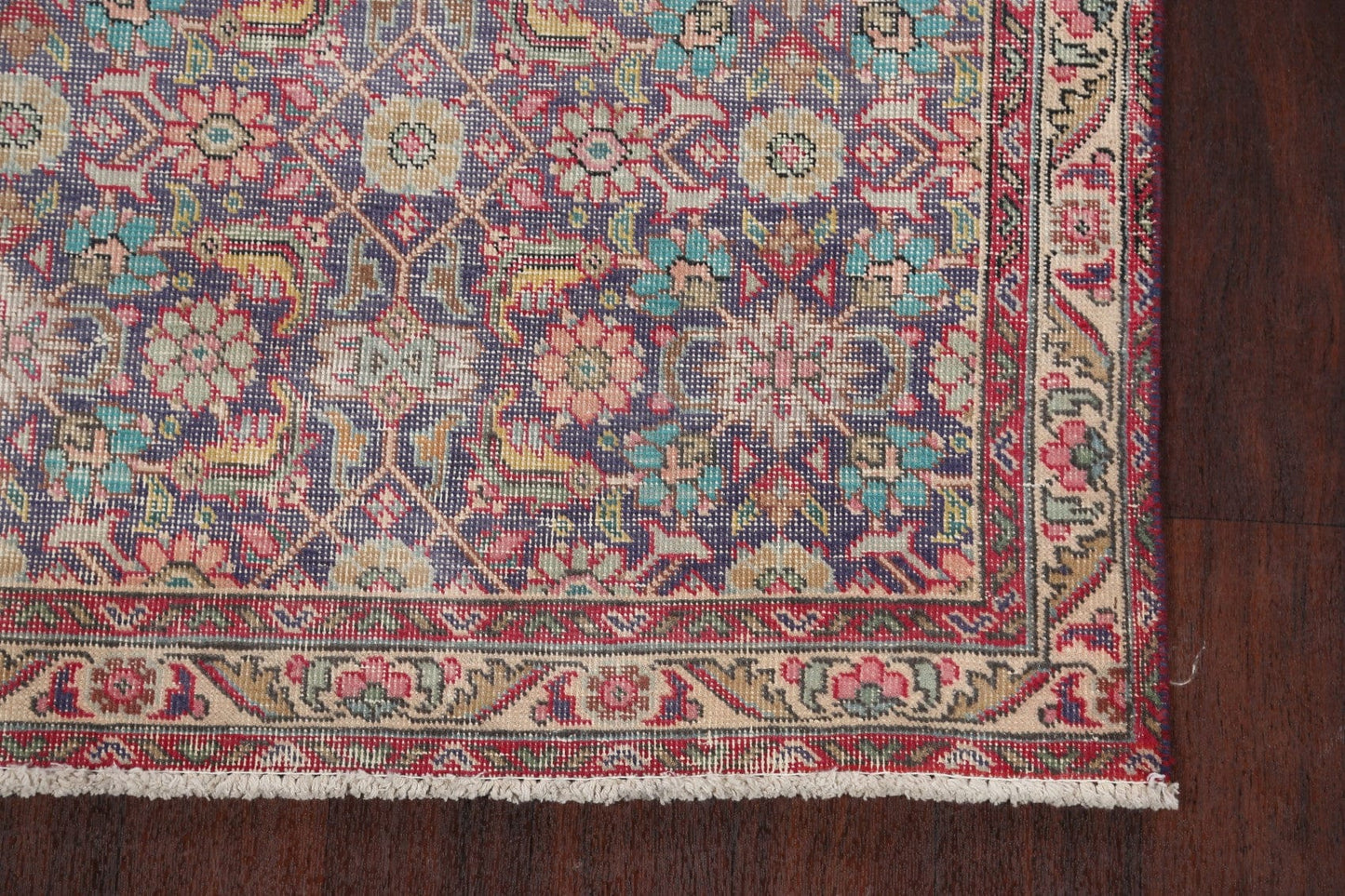 Geometric Tabriz Persian Area Rug 3x5