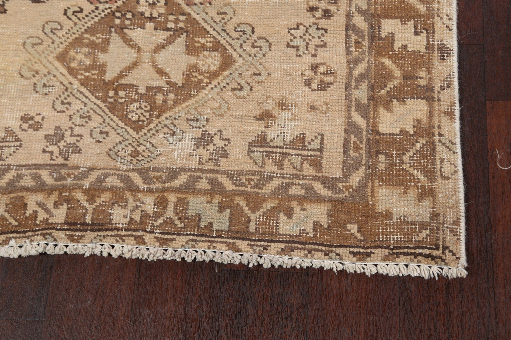 Geometric Meshkin Persian Runner Rug 3x10