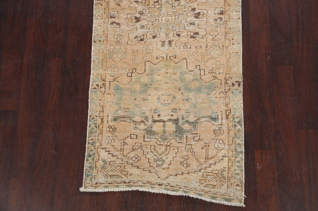 Geometric Tabriz Persian Runner Rug 4x10