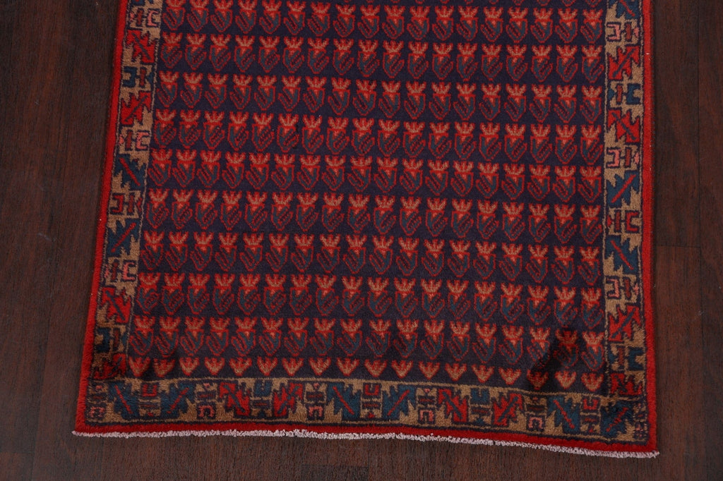 All-Over Mahal Persian Runner Rug 4x10