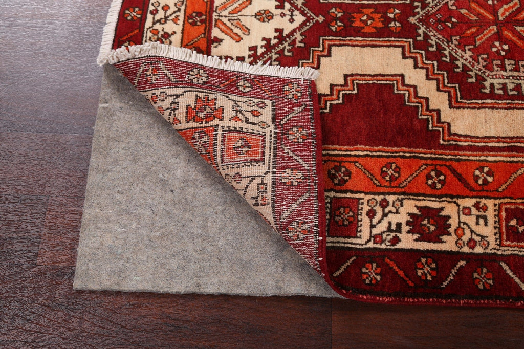 Tribal Geometric Meshkin Persian Runner Rug 4x13