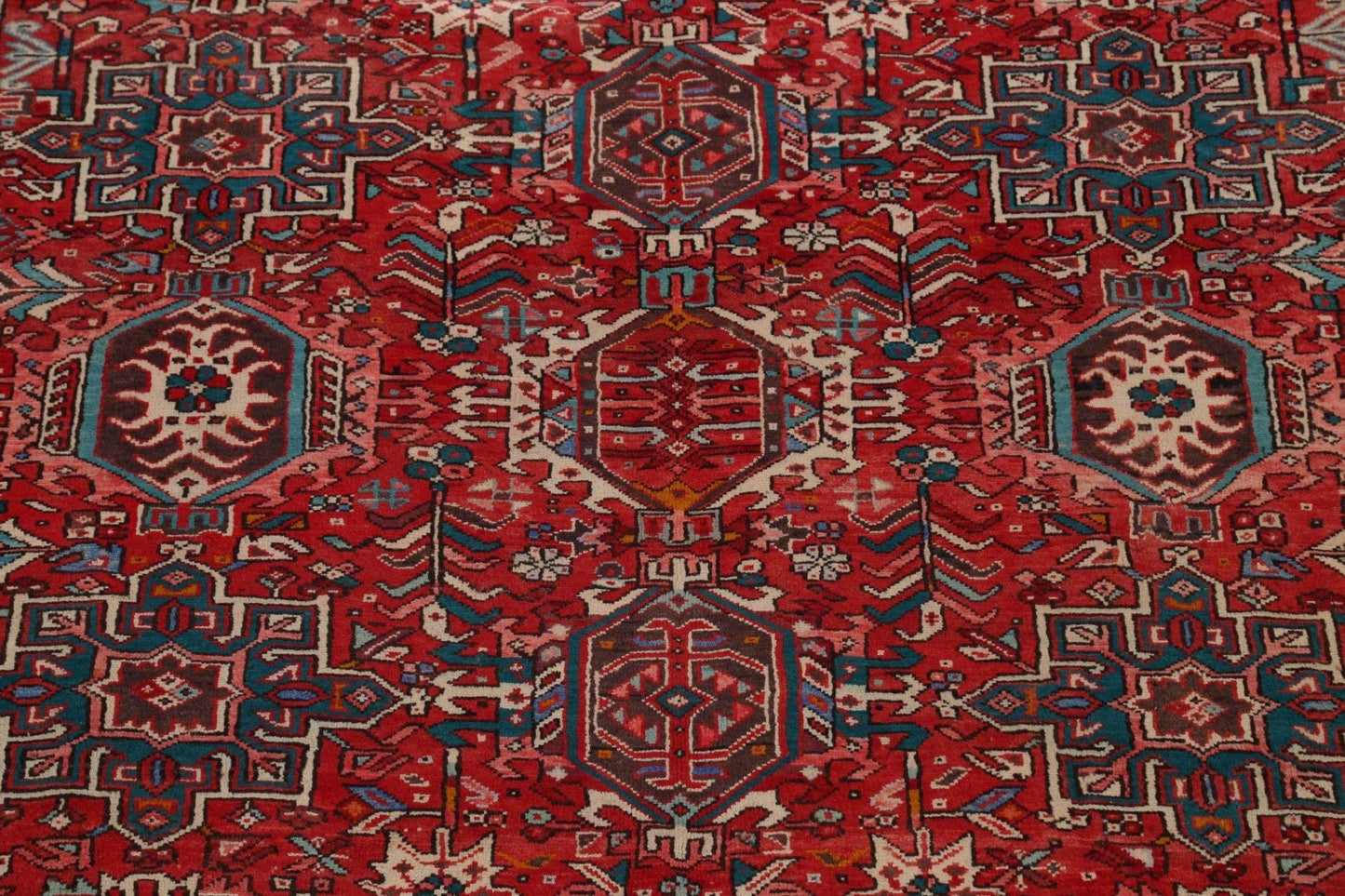 Tribal Geometric Gharajeh Persian Area Rug 8x11