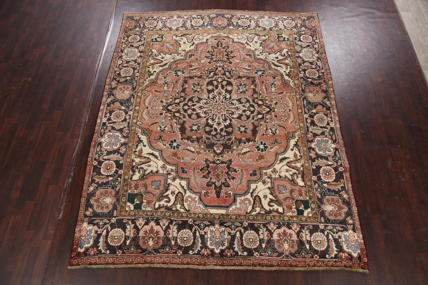 Geometric Heriz Persian Area Rug 8x10