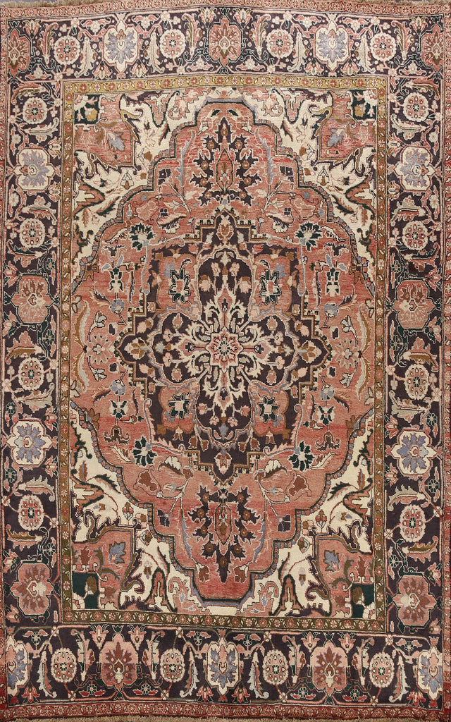 Geometric Heriz Persian Area Rug 8x10