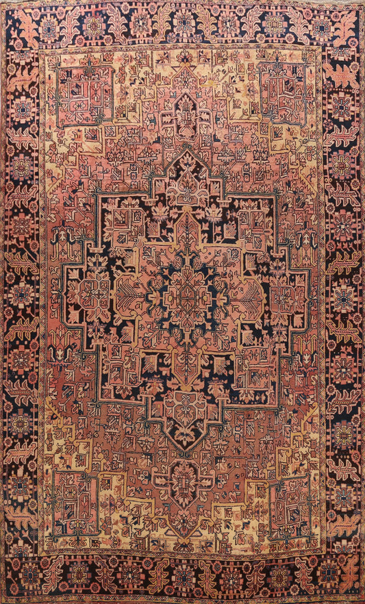 Geometric Heriz Persian Area Rug 10x13