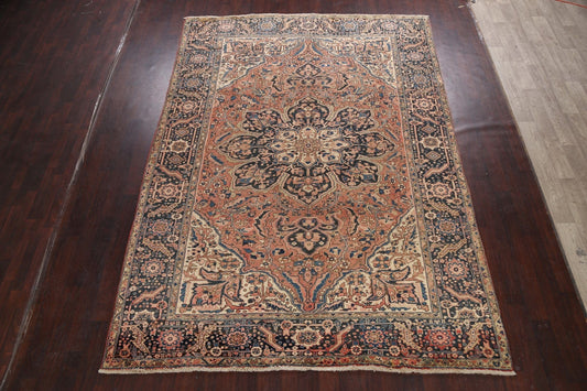 Geometric Heriz Persian Area Rug 8x12