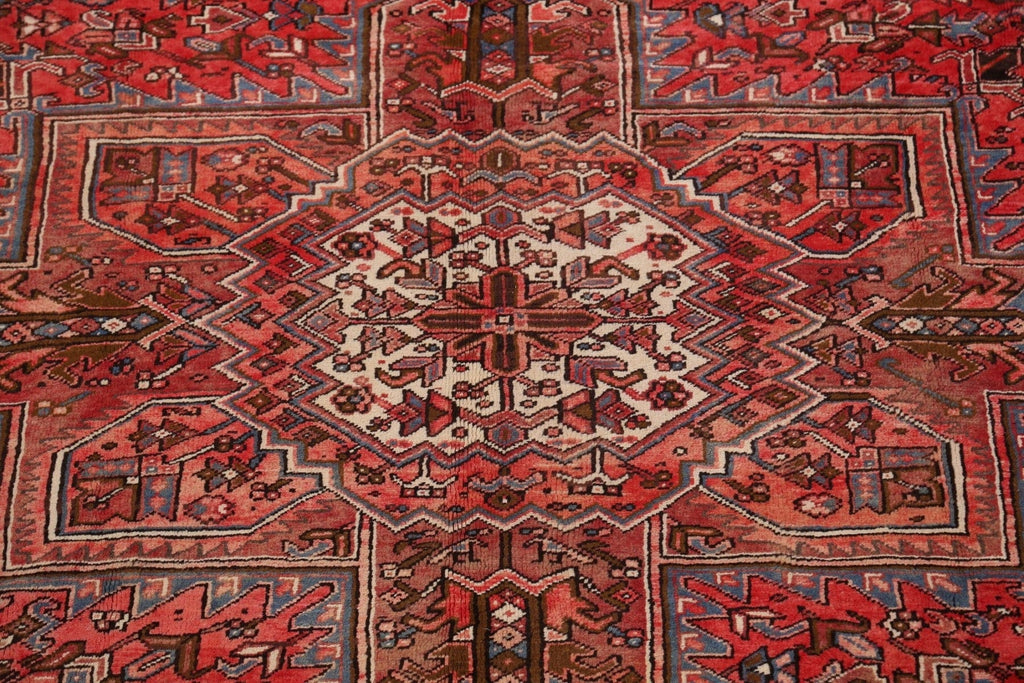 Geometric Heriz Persian Area Rug 10x13