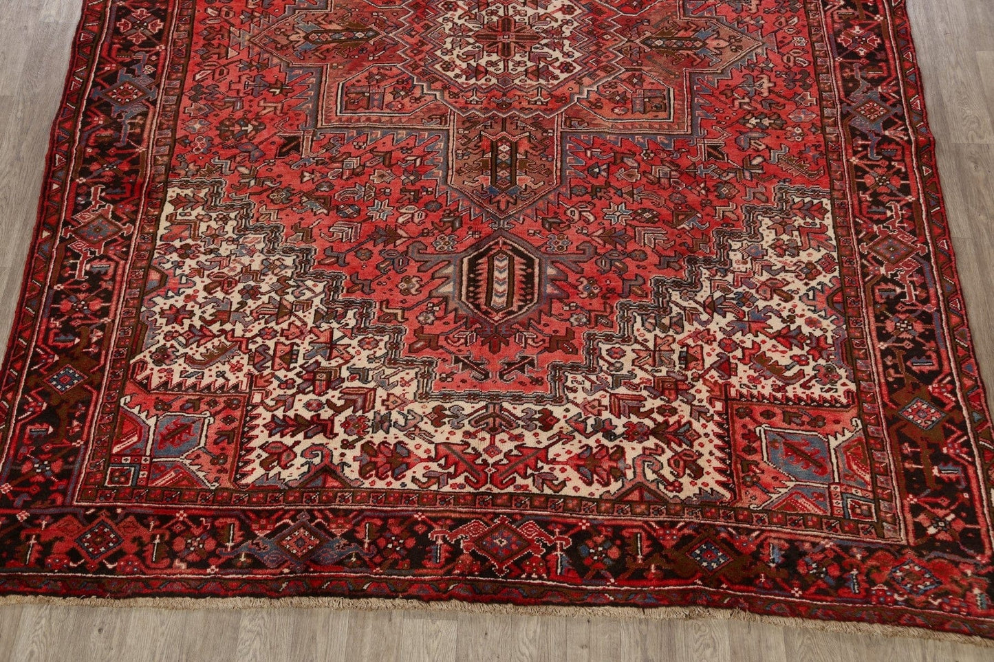 Geometric Heriz Persian Area Rug 10x13