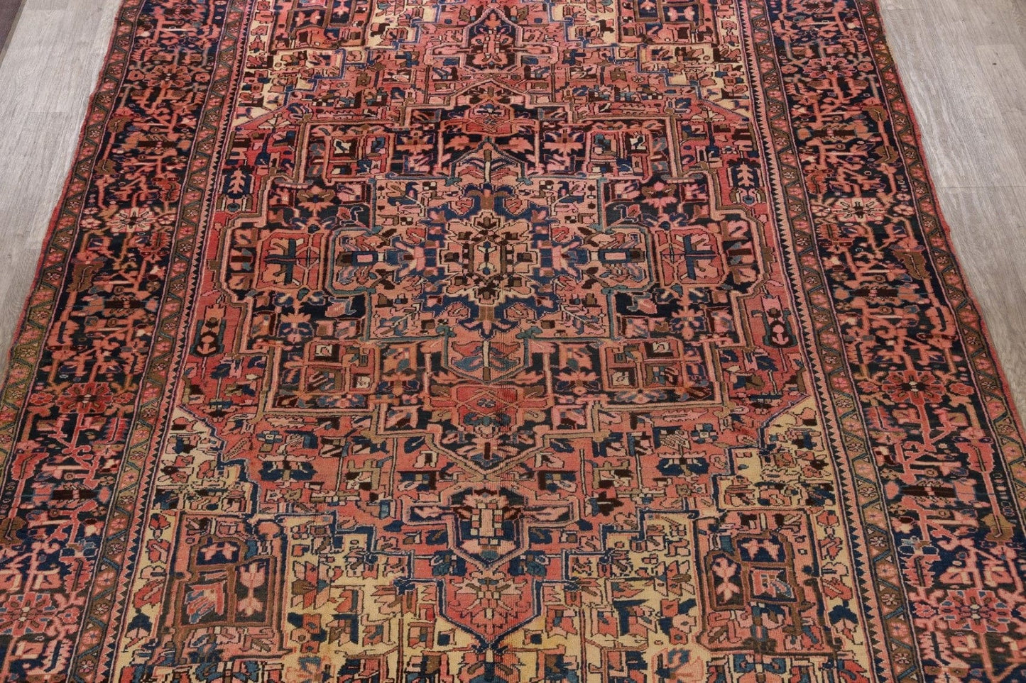 Geometric Heriz Persian Area Rug 10x13