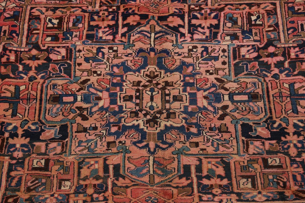 Geometric Heriz Persian Area Rug 10x13