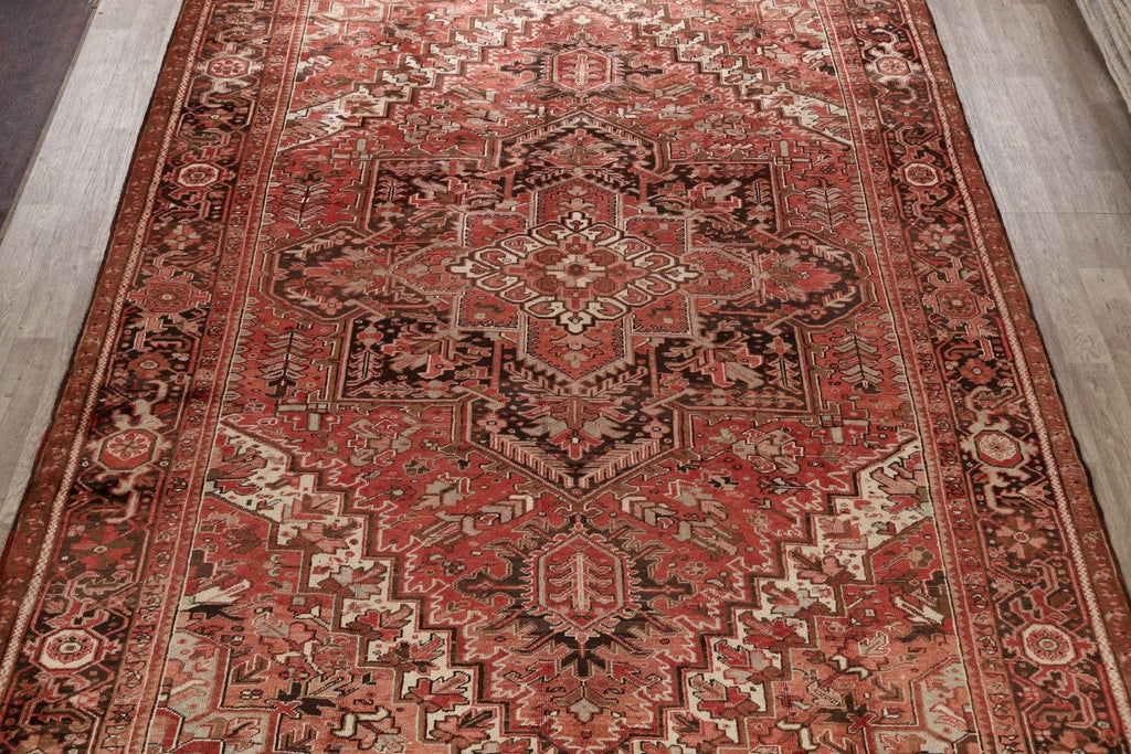 Geometric Heriz Persian Area Rug 10x13