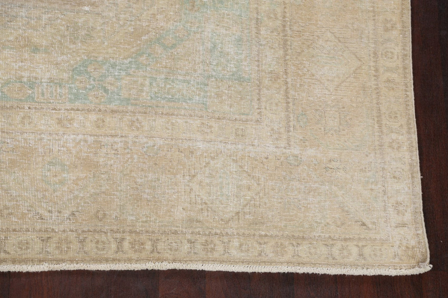 Muted Distressed Tabriz Persian Area Rug 10x13