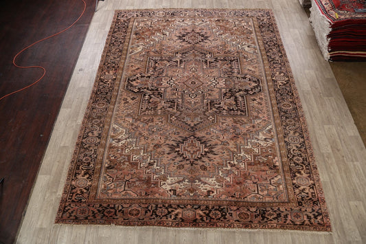 Geometric Heriz Persian Area Rug 10x13