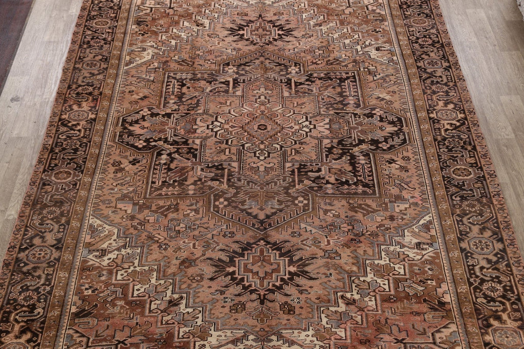 Geometric Heriz Persian Area Rug 10x13