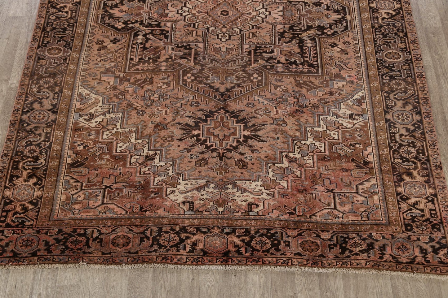 Geometric Heriz Persian Area Rug 10x13