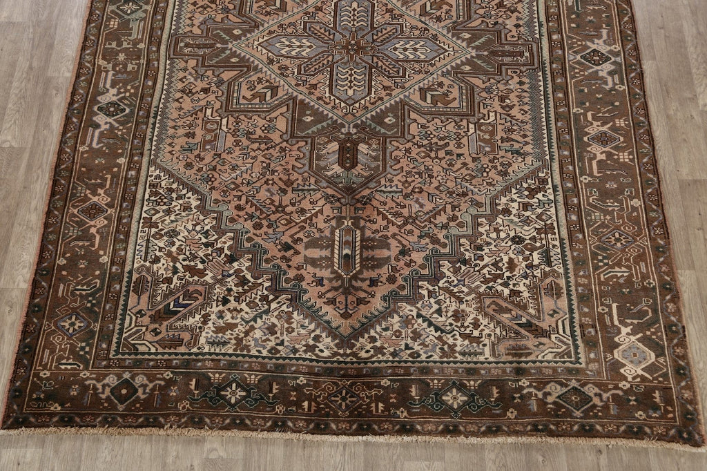 Geometric Heriz Persian Area Rug 8x11