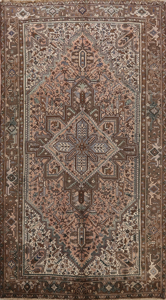 Geometric Heriz Persian Area Rug 8x11