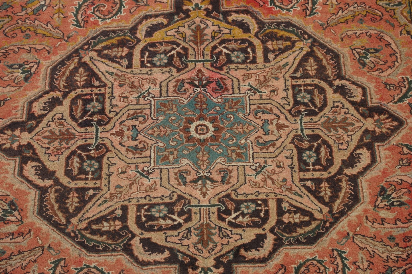 Geometric Heriz Persian Area Rug 8x11