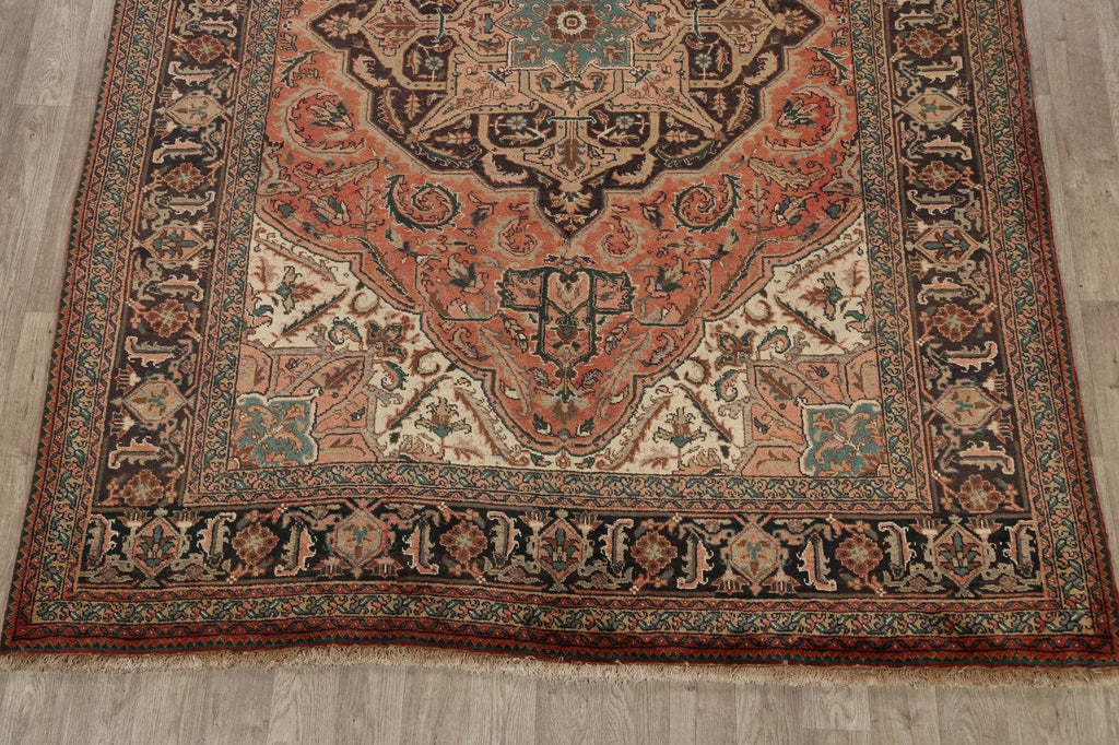 Geometric Heriz Persian Area Rug 8x11