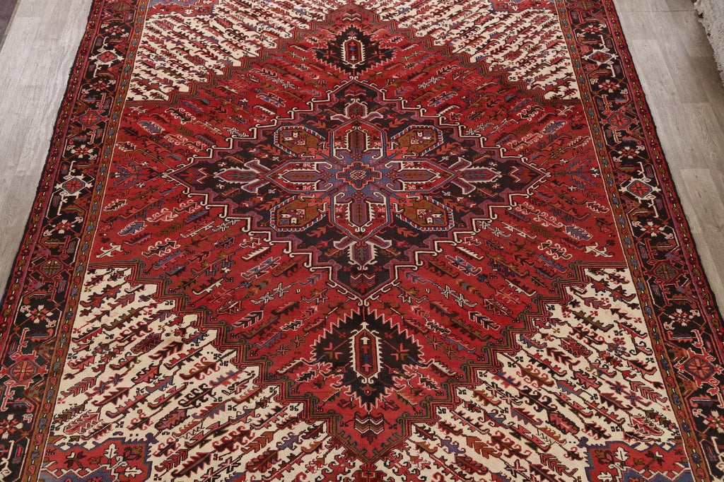 Geometric Heriz Persian Area Rug 10x13