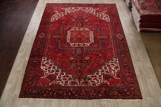 Geometric Heriz Persian Area Rug 10x13