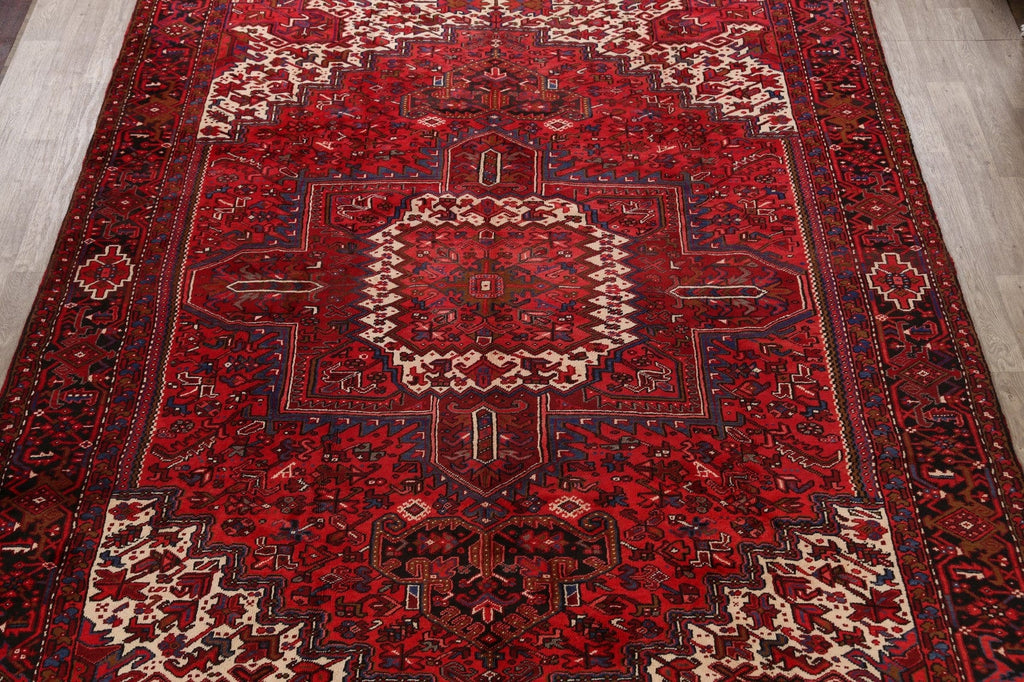 Geometric Heriz Persian Area Rug 10x13