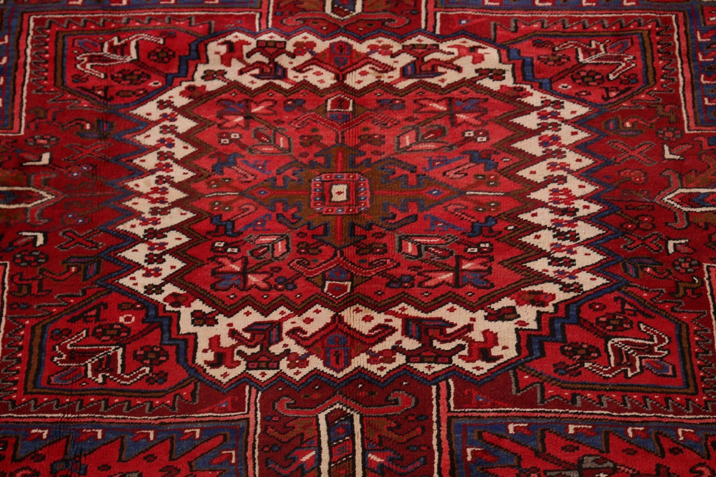 Geometric Heriz Persian Area Rug 10x13