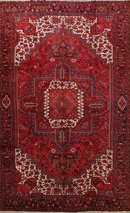 Geometric Heriz Persian Area Rug 10x13