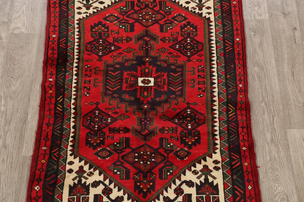 Tribal Hamedan Persian Area Rug 3x5