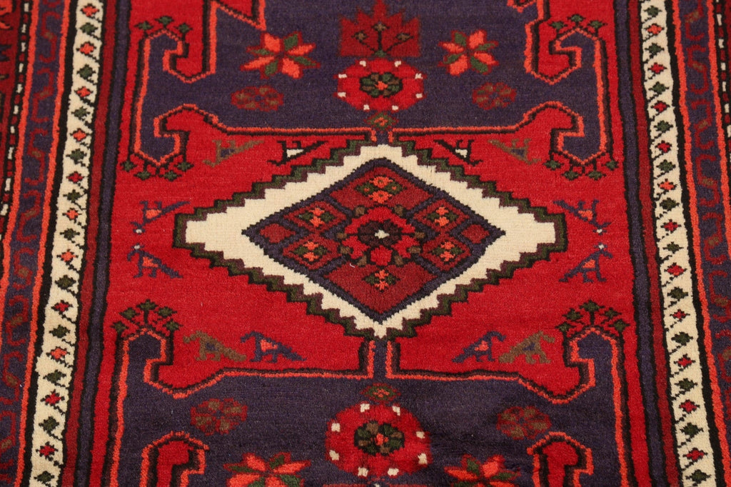 Tribal Hamedan Persian Area Rug 3x5